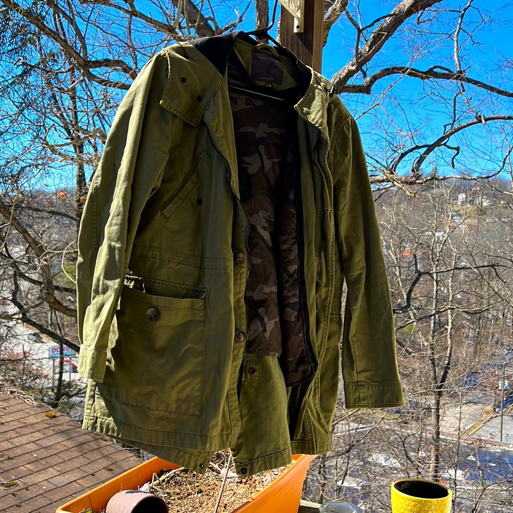 ZARA Man Hooded Parka with removable insulated lining